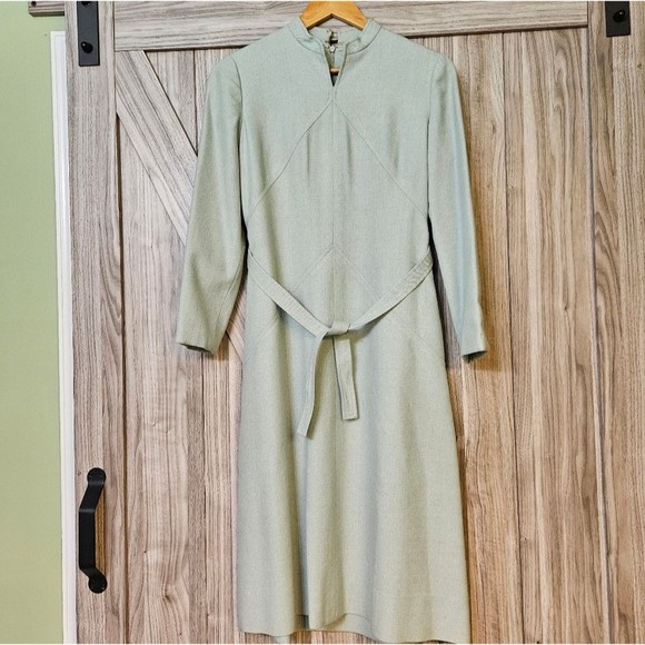 Adele Simpson Folkloric 1960's Deadstock Mint Green - Picture 3 of 16